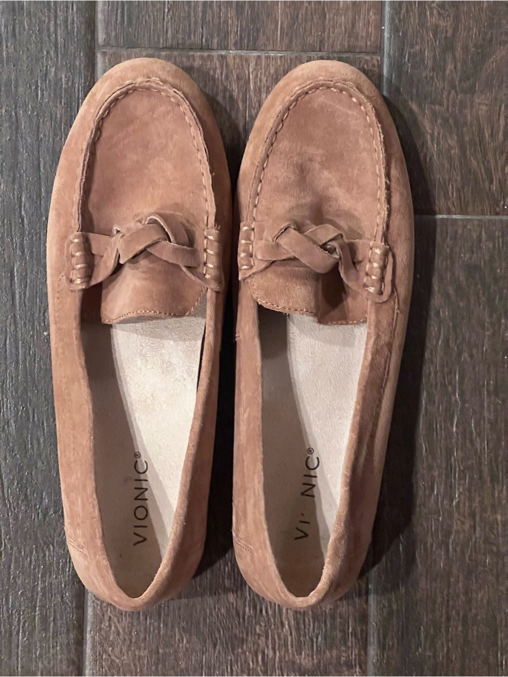 Vionic Suede Slip-On Loafers